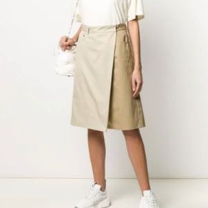 MM6 by Maison Margiela Khaki Skirt / Shorts